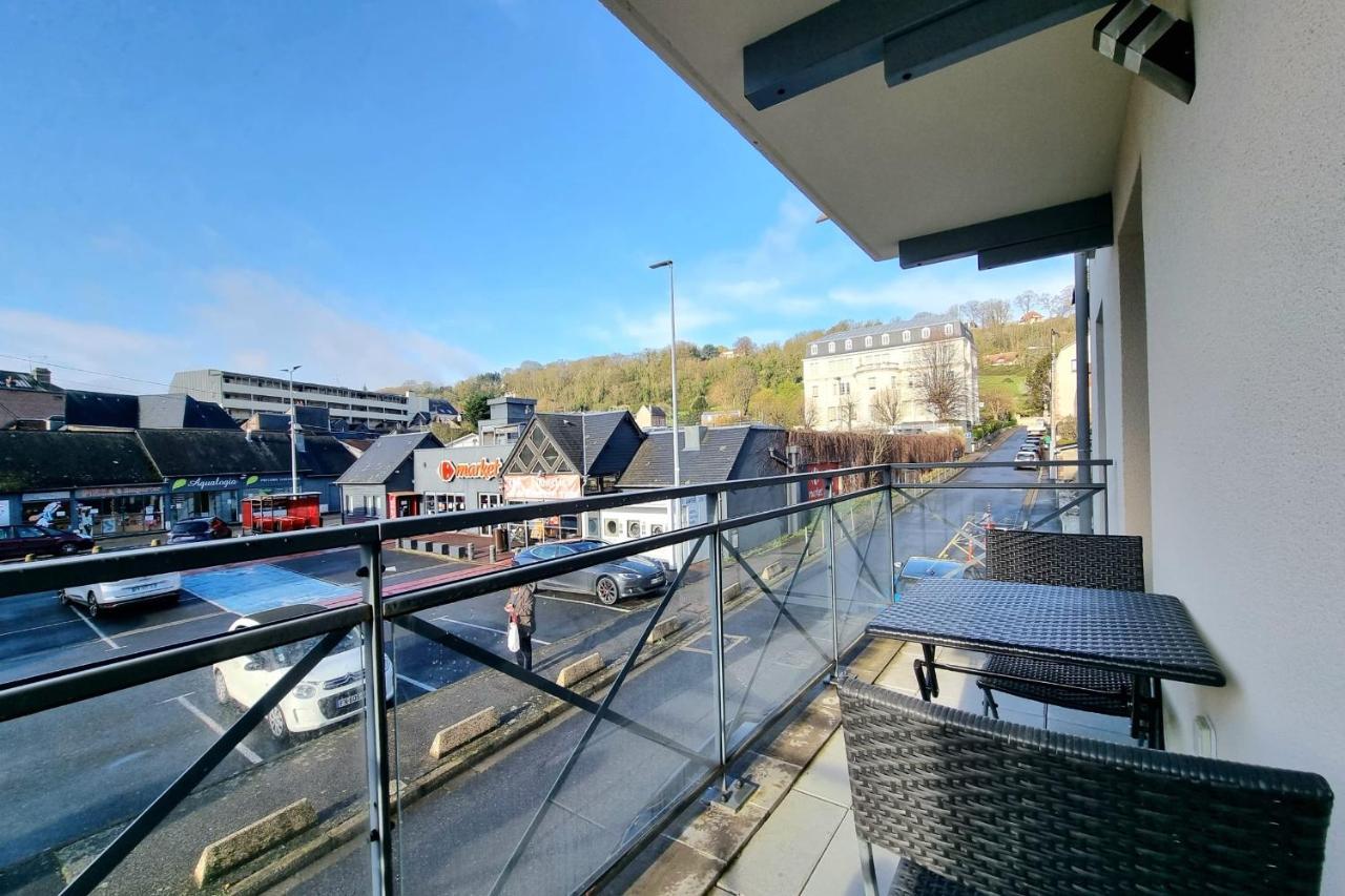 Chez Lou Et Dan 4P Apartment With Balcony Elevator And Secure Parking Honfleur Exteriör bild