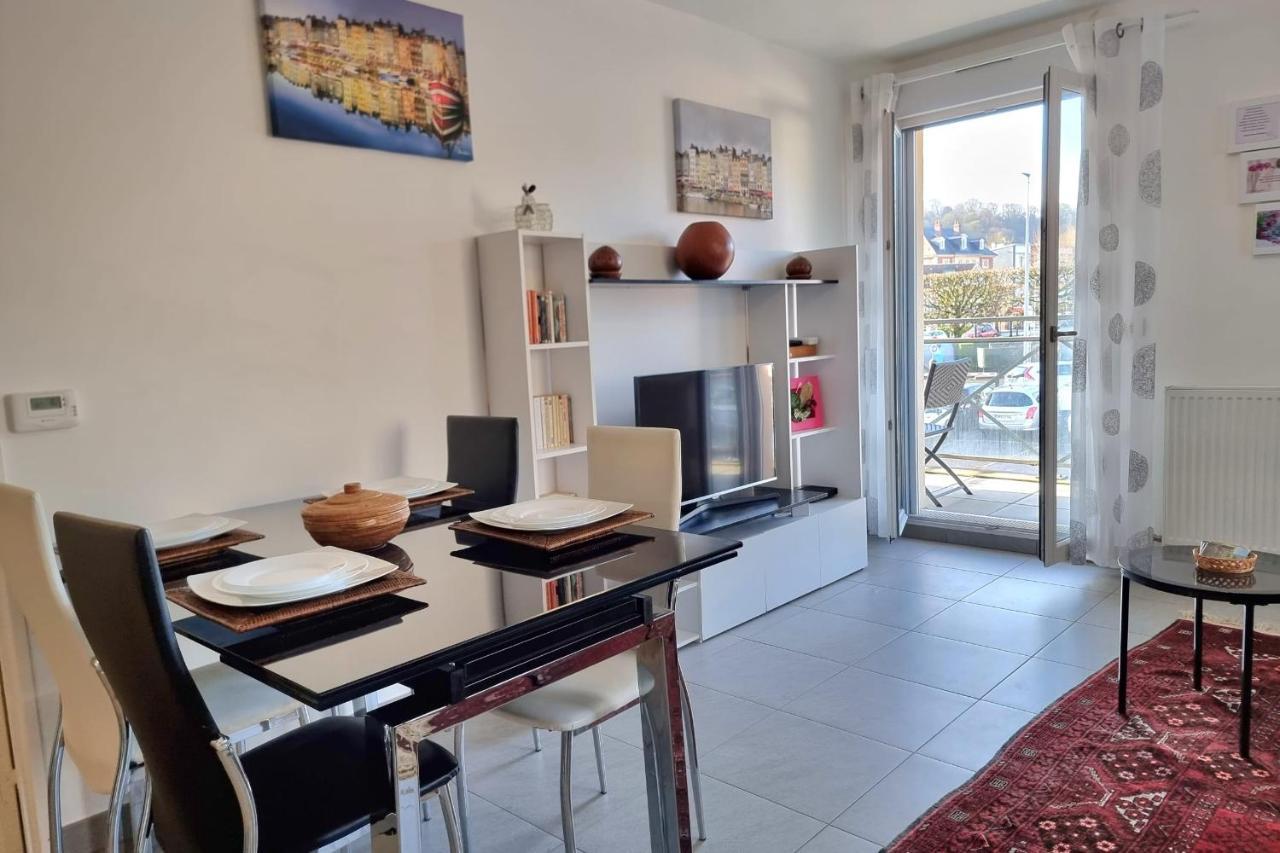 Chez Lou Et Dan 4P Apartment With Balcony Elevator And Secure Parking Honfleur Exteriör bild