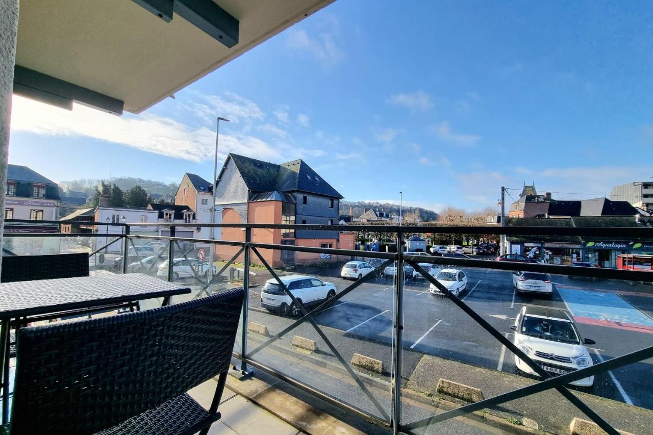 Chez Lou Et Dan 4P Apartment With Balcony Elevator And Secure Parking Honfleur Exteriör bild